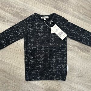 Noppies Black and White Patterned Long Sleeve Tee